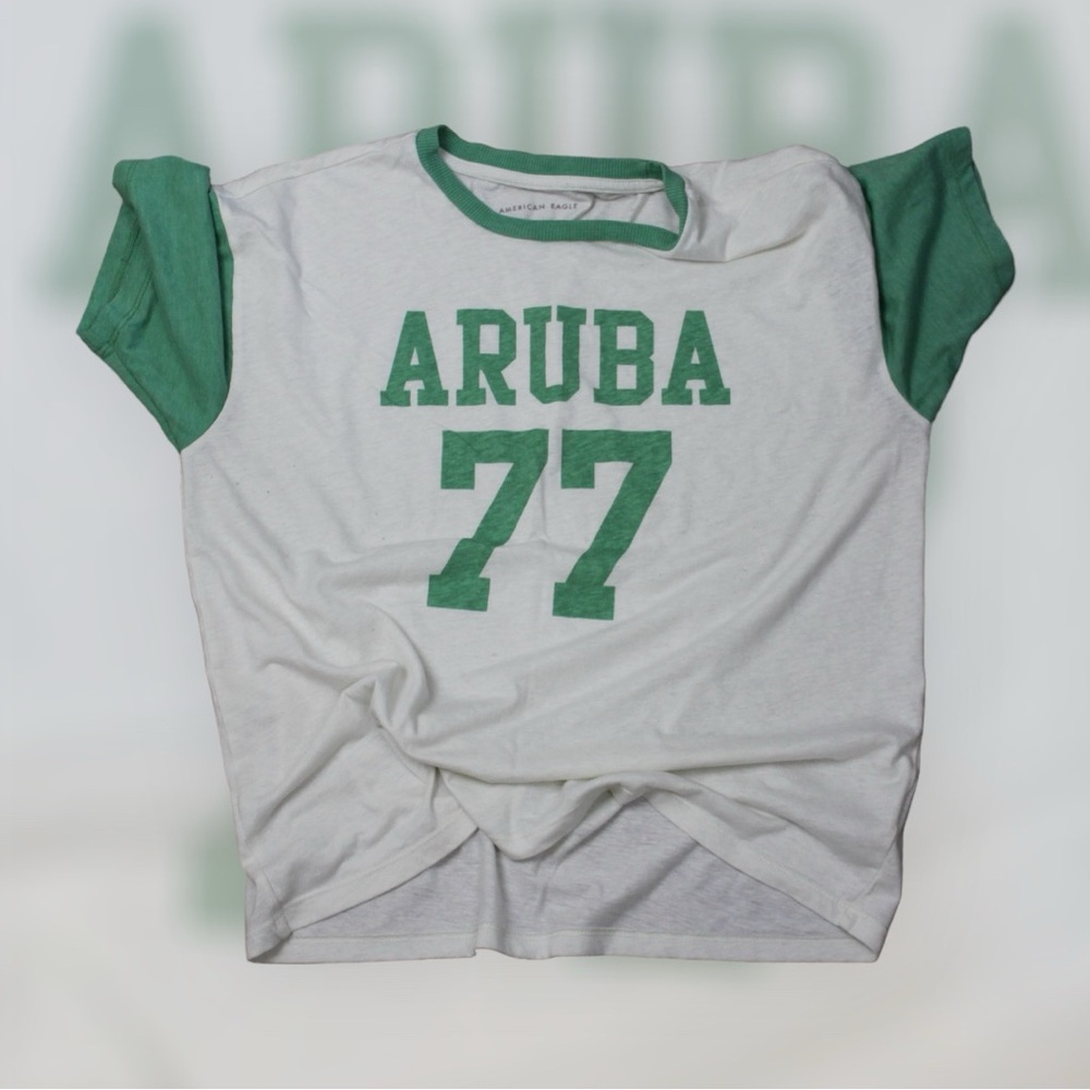 AE COLOR-BLOCK
GRAPHIC T-SHIRT